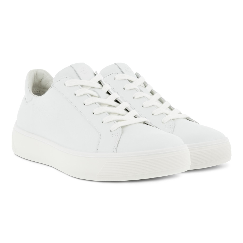 Ecco Norge Street Tray Sneaker Dame Hvit