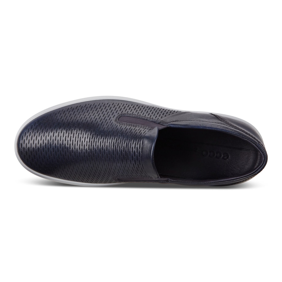 Ecco Norway Soft 7 Slip-ons Menn Ekte Marine