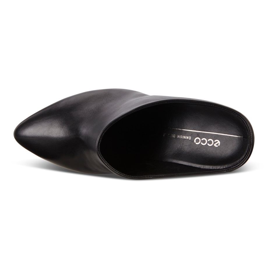 Ecco Norge Form 75 Spisse Hæler Mule Damer Sort