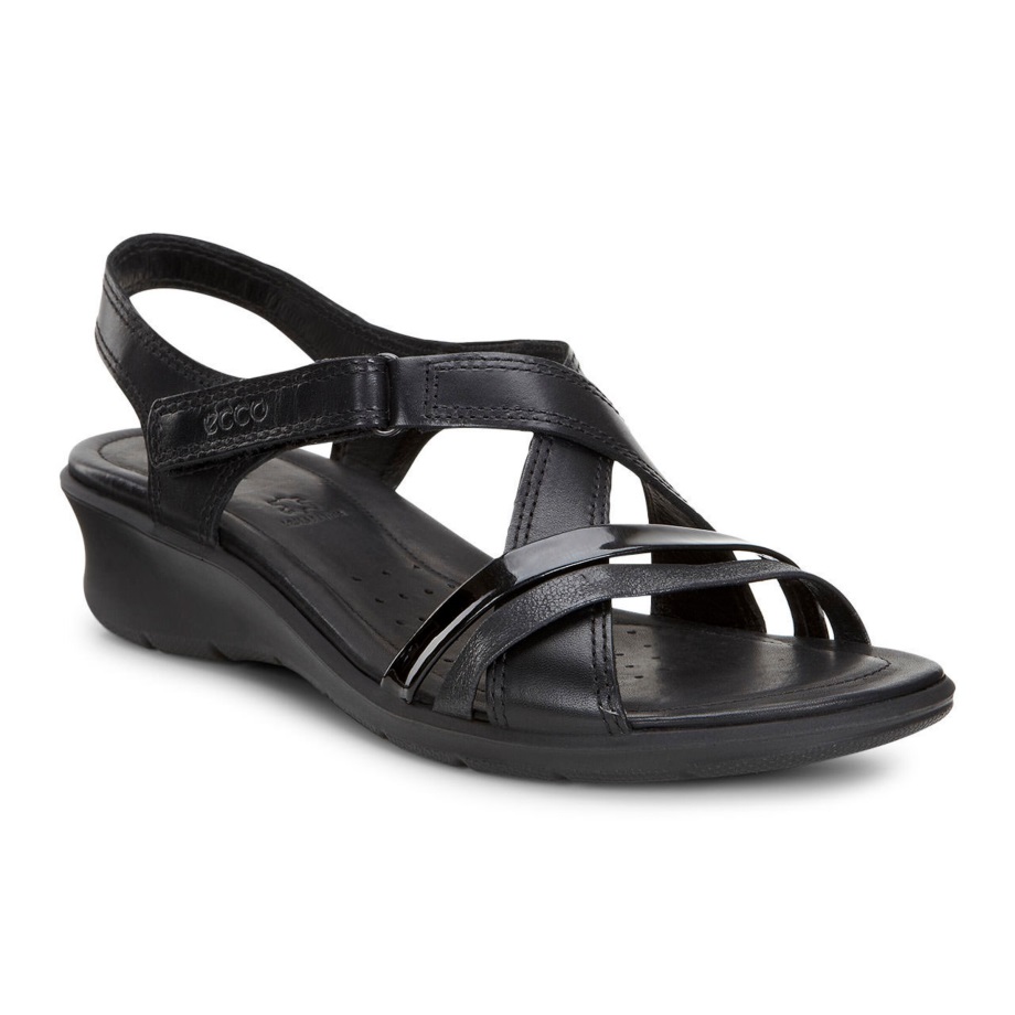 Ecco Norge Felicia Sandal Dame Svart-svart