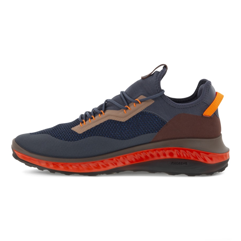 Ecco Norge St.360 Joggesko Herre Ombre-ombre-oransje Neon