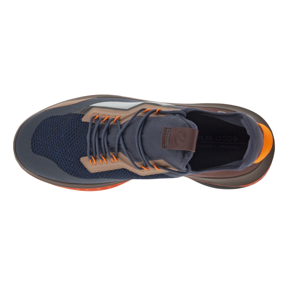 Ecco Norge St.360 Joggesko Herre Ombre-ombre-oransje Neon