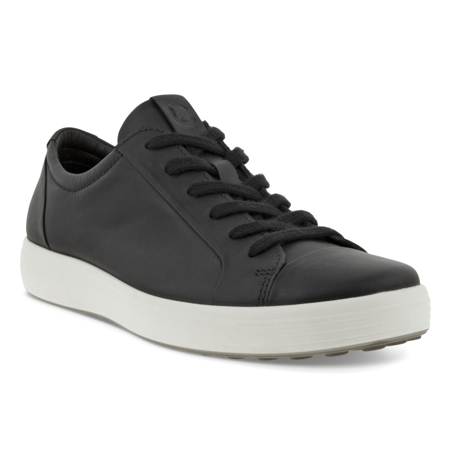 Ecco Norge Soft 7 Sports Klassisk Sneaker Herre Sort