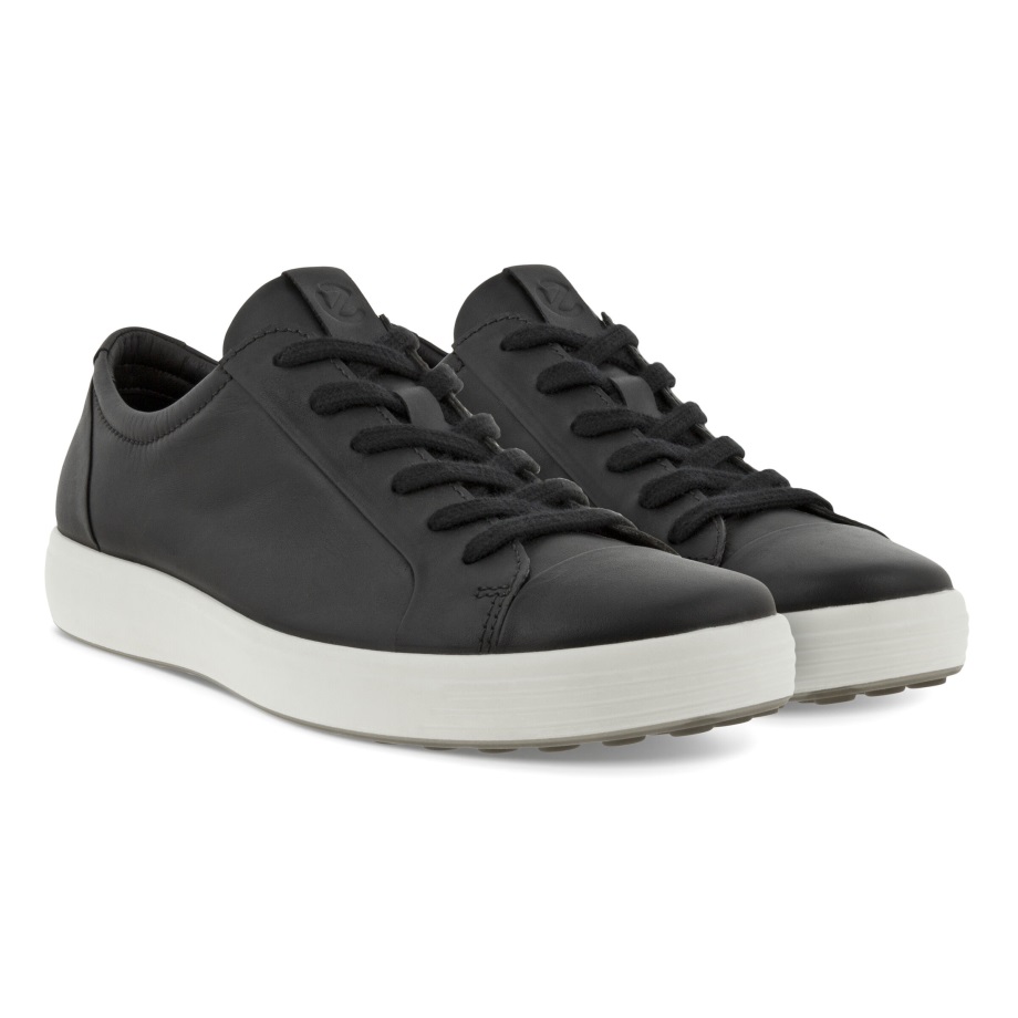 Ecco Norge Soft 7 Sports Klassisk Sneaker Herre Sort