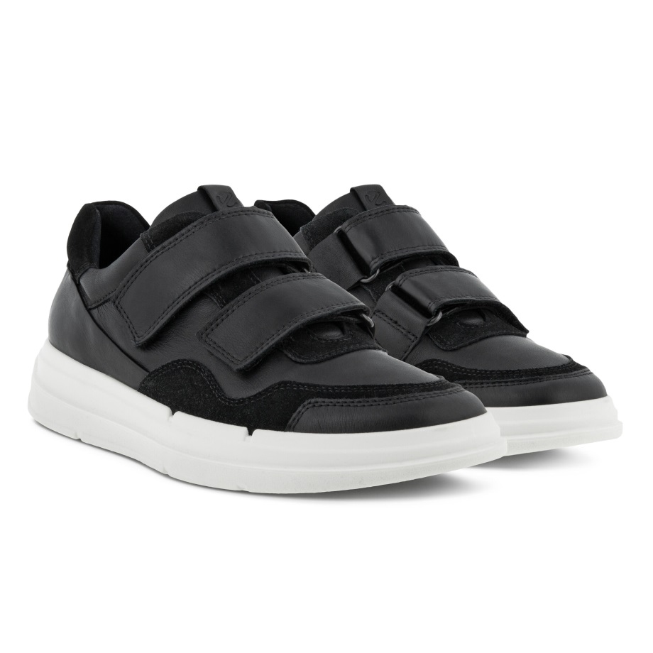 Ecco Norge Soft X Strap Sneaker Dame Svart-svart