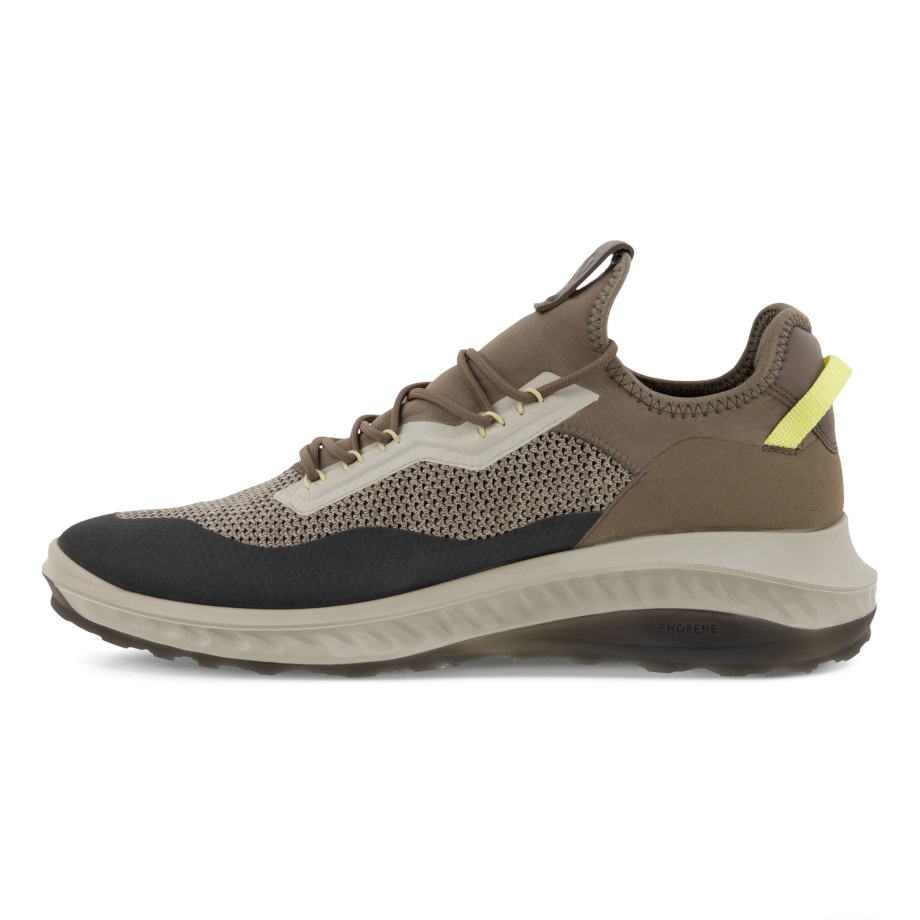Ecco Norway St.360 Sneaker Magnet-taupe-sunny Lime