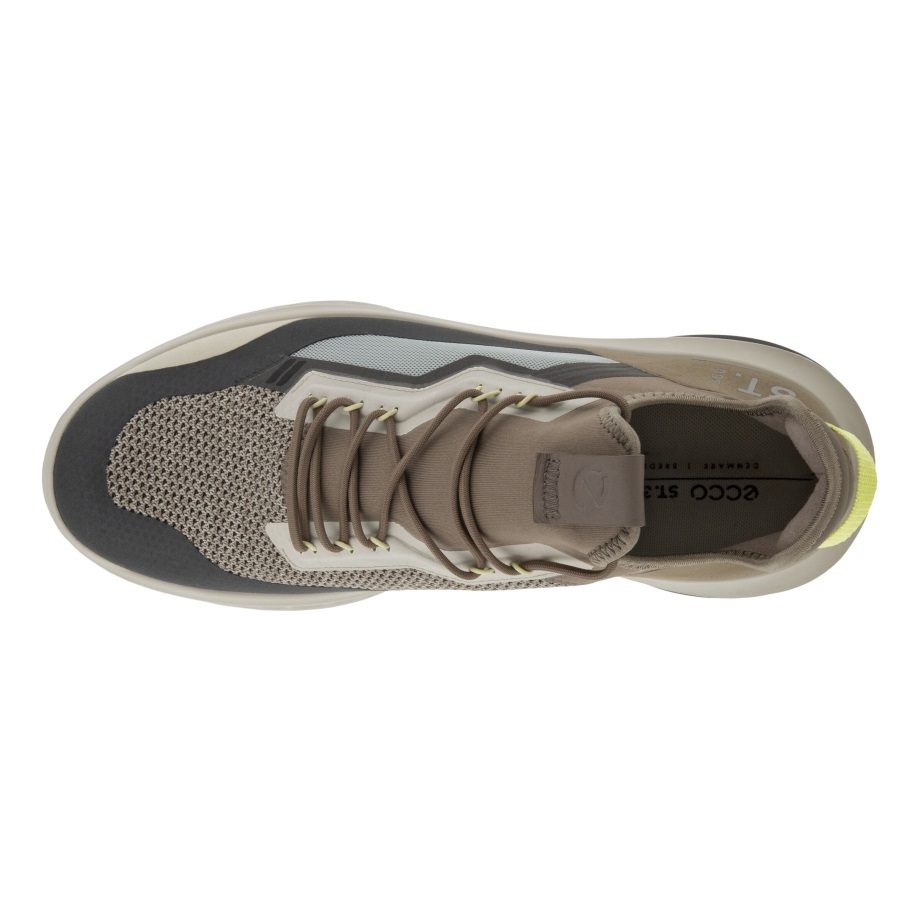 Ecco Norway St.360 Sneaker Magnet-taupe-sunny Lime