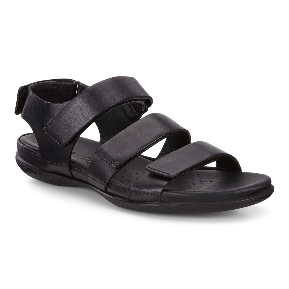 Ecco Norge Flash Flat Sandal Dame Svart