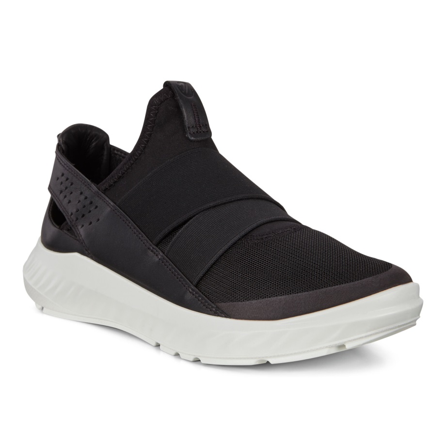 Ecco Norge St.1 Lite Slip-on Sneaker Dame Svart-svart-svart
