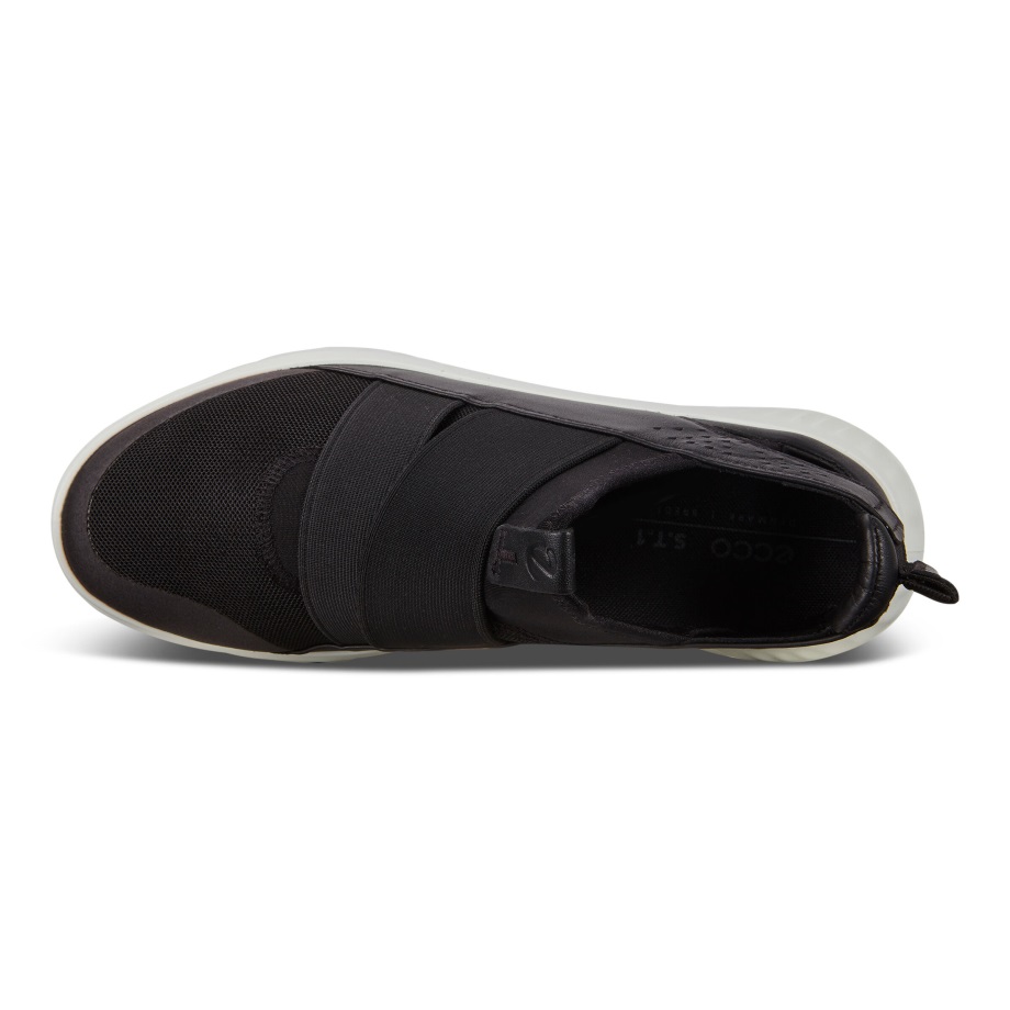 Ecco Norge St.1 Lite Slip-on Sneaker Dame Svart-svart-svart