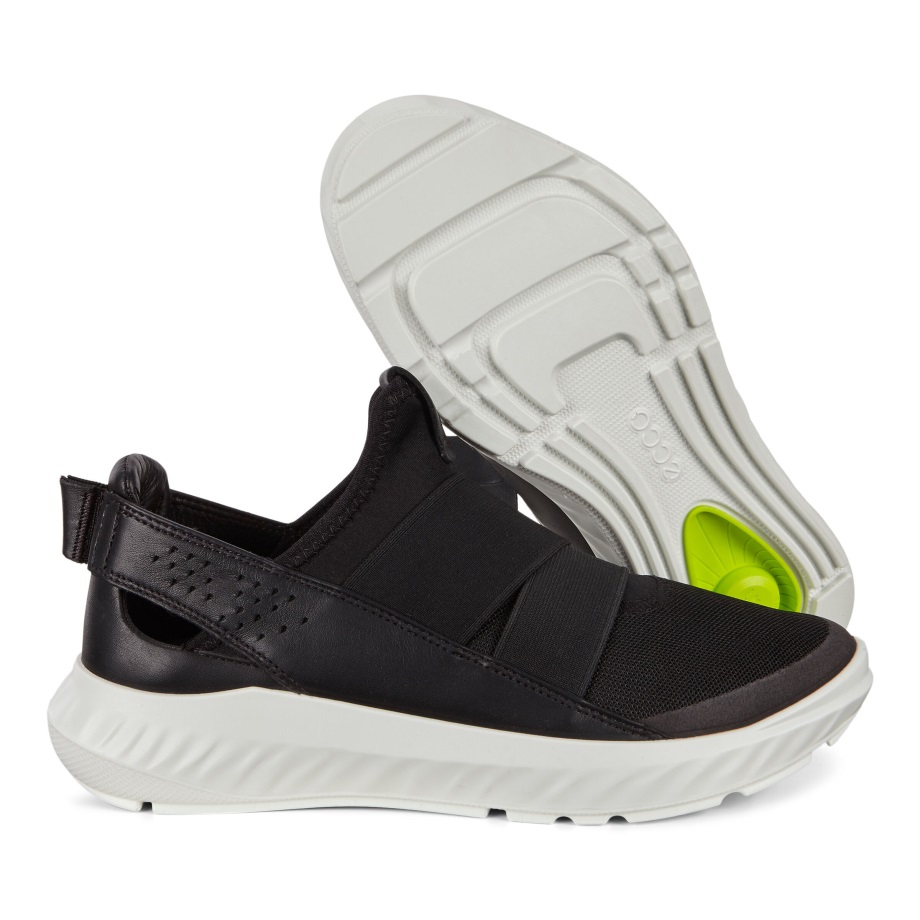 Ecco Norge St.1 Lite Slip-on Sneaker Dame Svart-svart-svart