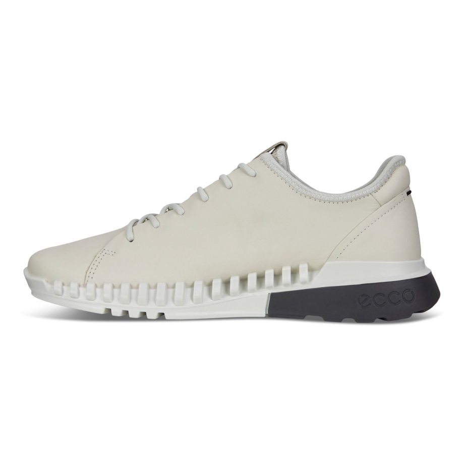 Ecco Norge Zipflex Lav Sneaker Herre Skygge Hvit