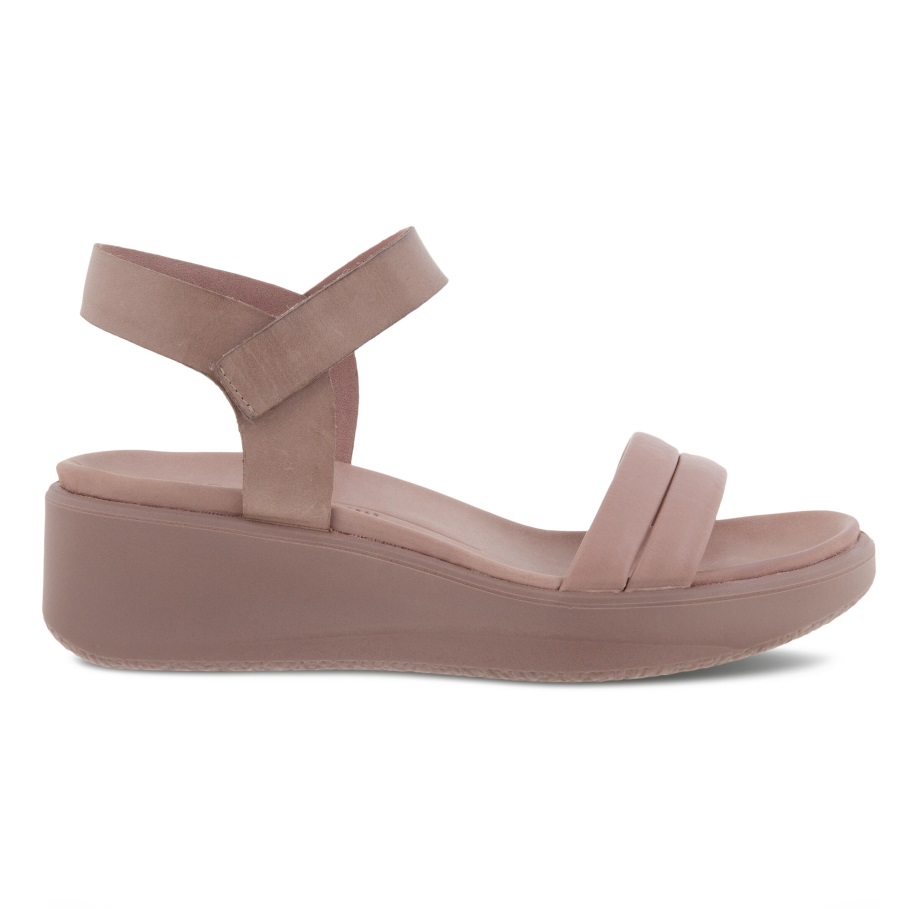 Ecco Norge Flowt Wedge Lx Sandal Dame Tre Rose-tre Rose