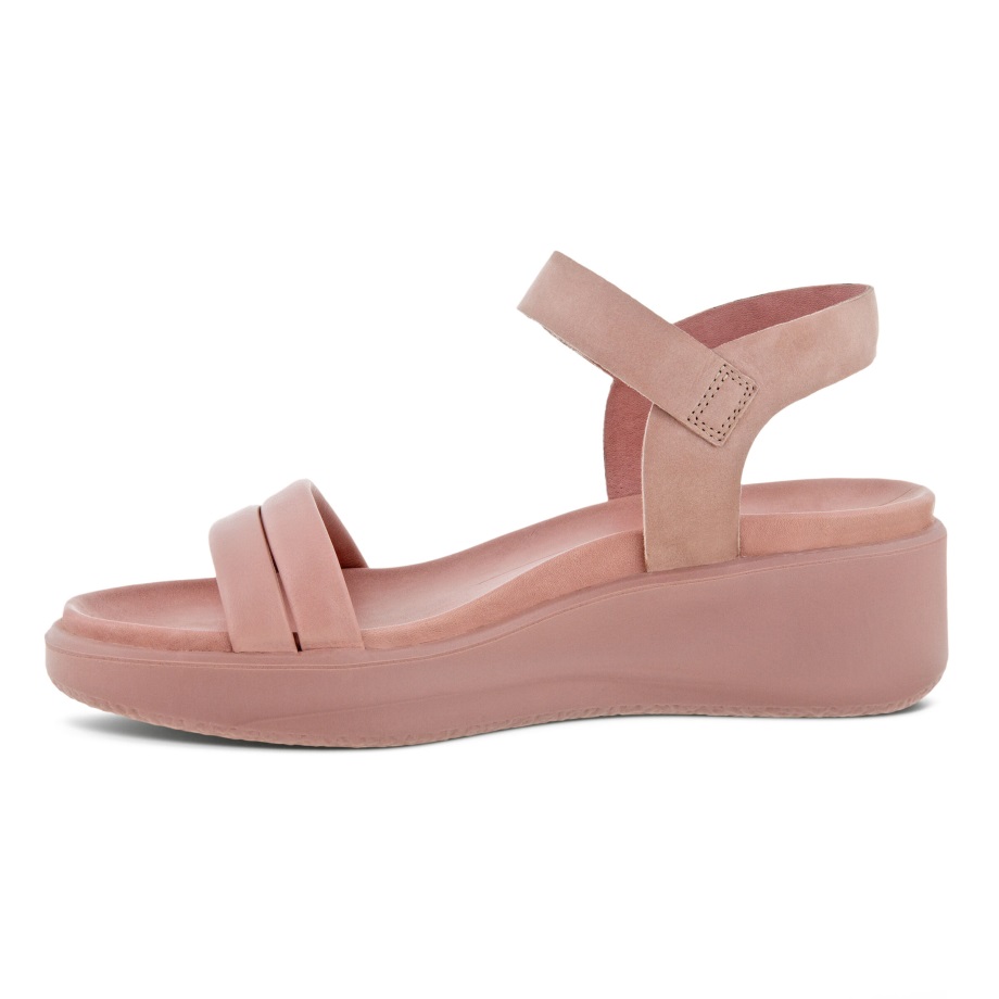 Ecco Norge Flowt Wedge Lx Sandal Dame Tre Rose-tre Rose