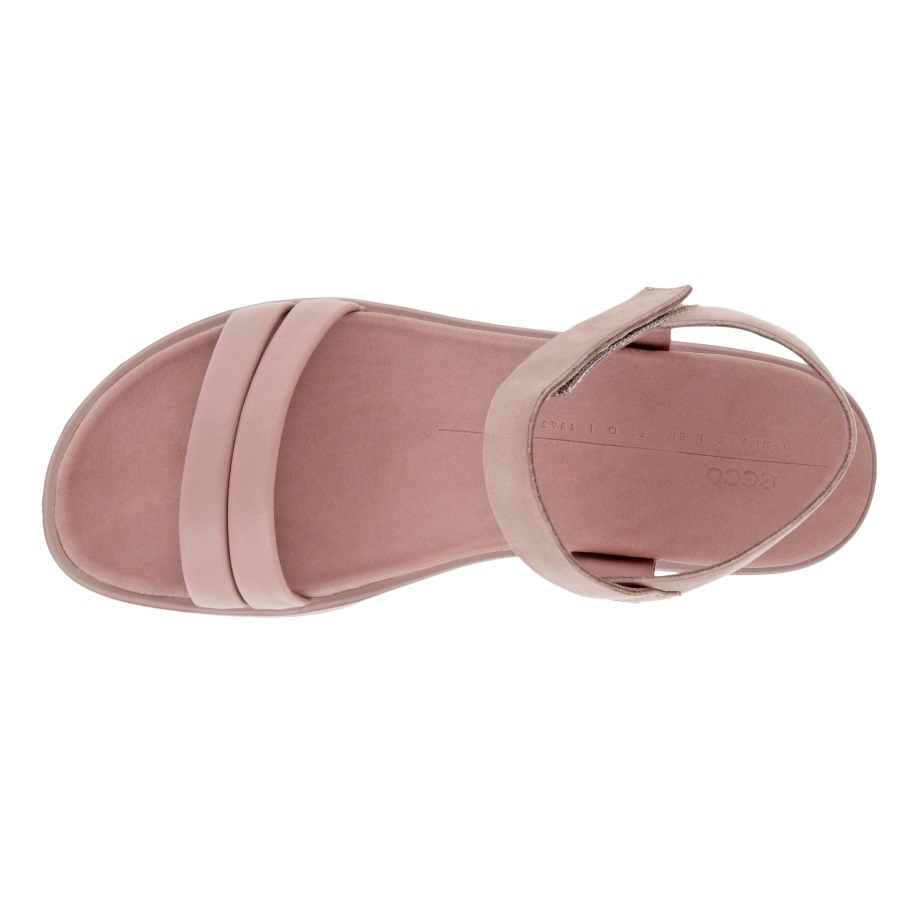 Ecco Norge Flowt Wedge Lx Sandal Dame Tre Rose-tre Rose