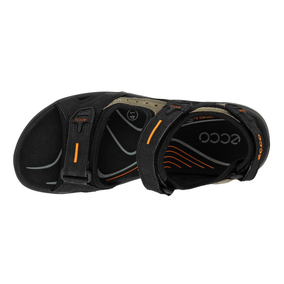 Ecco Norge Yucatan Sandal Herre Sort-mole-svart