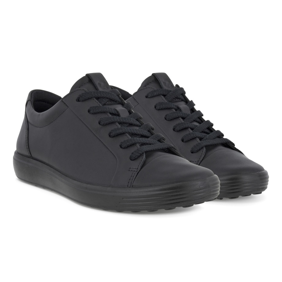 Ecco Norway Soft 7 Ecco Norway Sneaker Dame Svart-svart