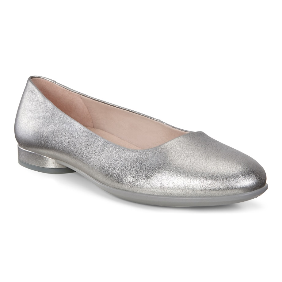 Ecco Norge Anine Ballerina Dame Alusilver