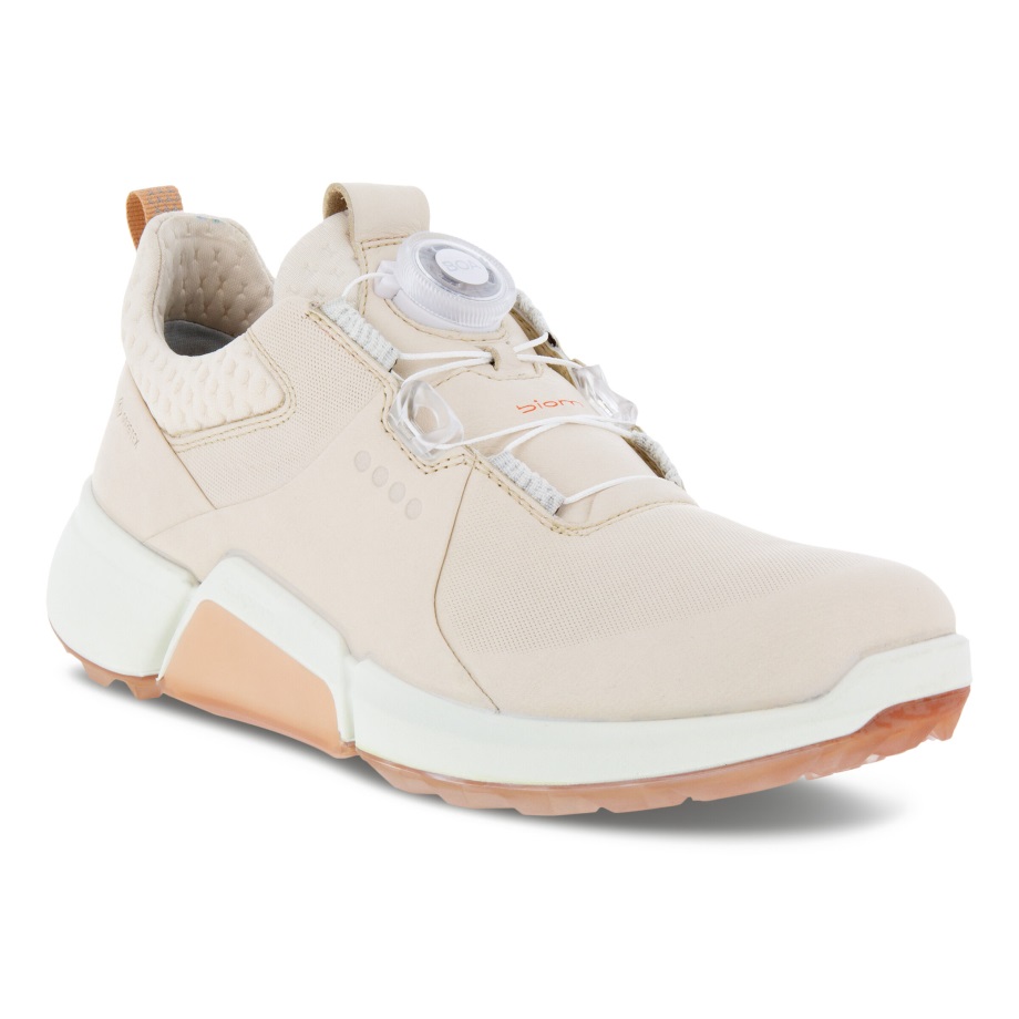 Ecco Norge Golf Biom H4 Gore-tex Kvinners Kalkstein
