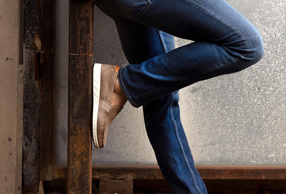 Ecco Norway S-lite Moc Moccasins Herre Varm Grå-konjakk