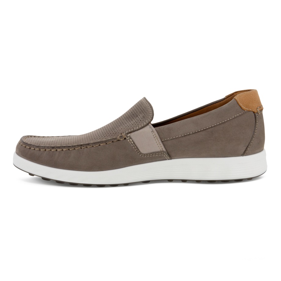 Ecco Norway S-lite Moc Moccasins Herre Varm Grå-konjakk