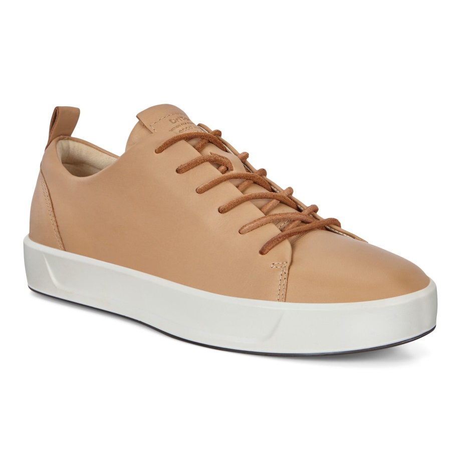 Ecco Norway Soft 8 Dritan Sneaker Slips Dame Latte