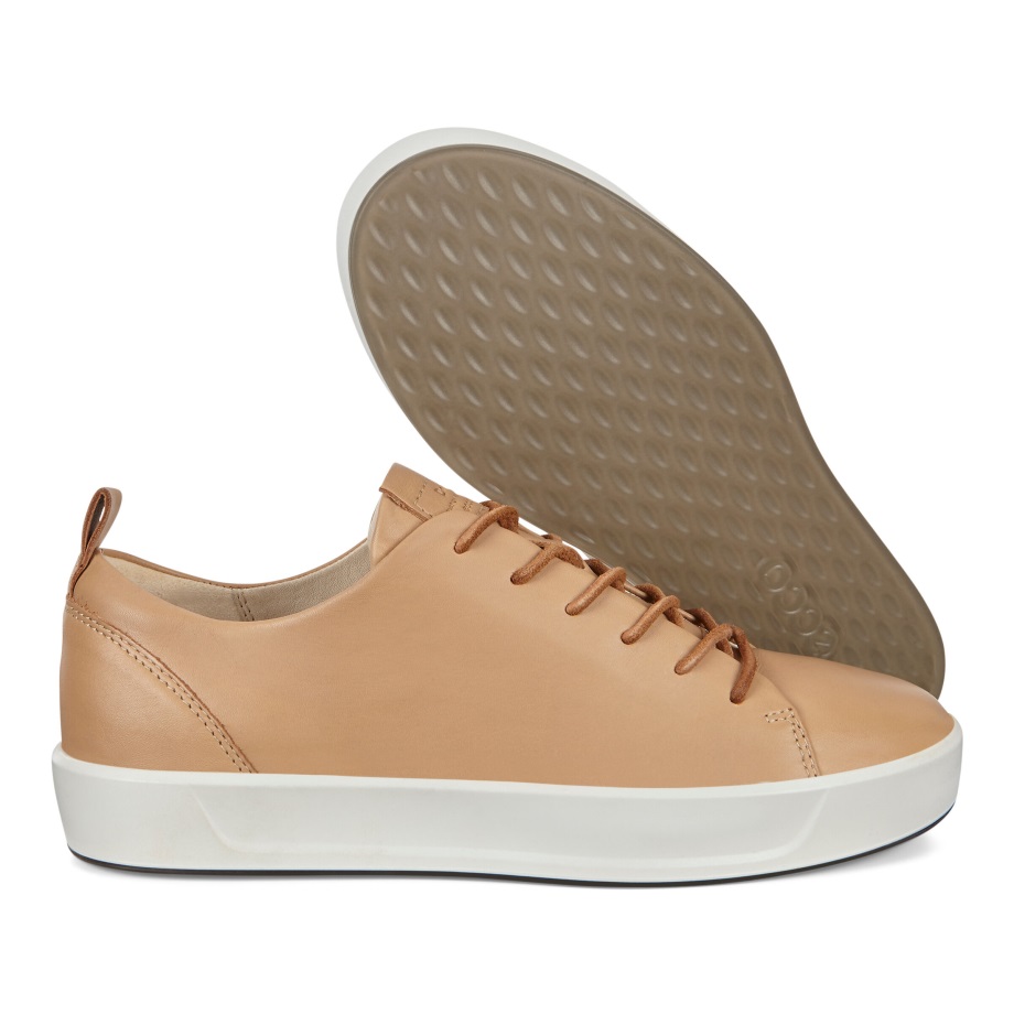 Ecco Norway Soft 8 Dritan Sneaker Slips Dame Latte