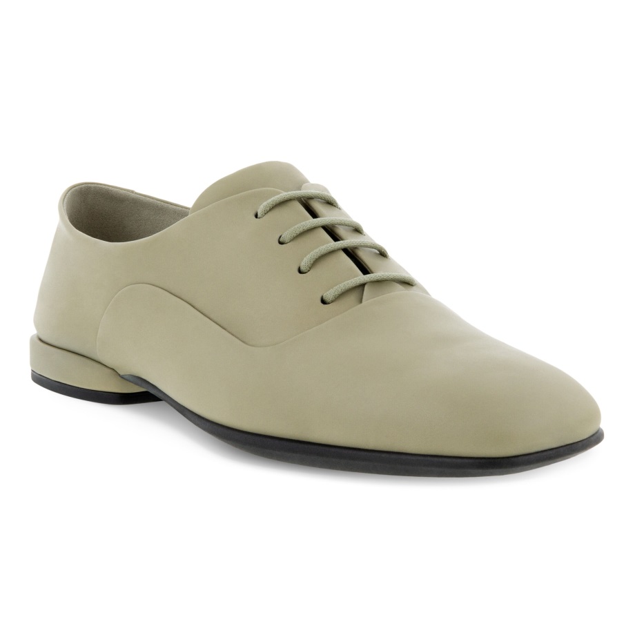 Ecco Norge Anine Squared Oxford Blonder Damer Vetiver