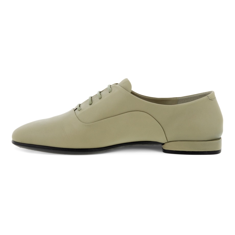 Ecco Norge Anine Squared Oxford Blonder Damer Vetiver
