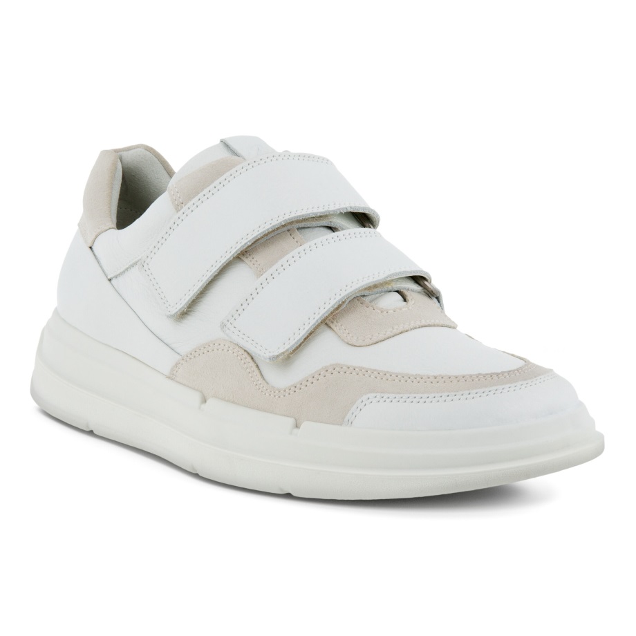 Ecco Norge Soft X Strap Sneaker Dame Hvit-skygge Hvit