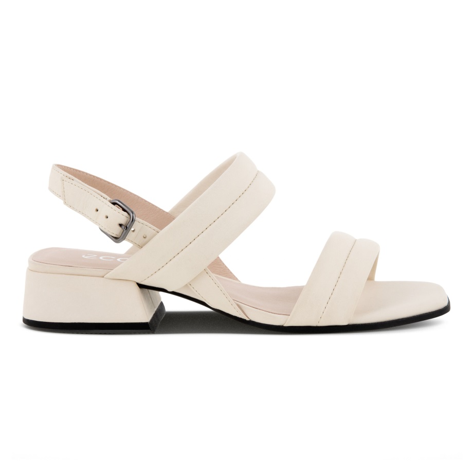 Ecco Norway Elevate Squared Sandal Kvinners Kalkstein