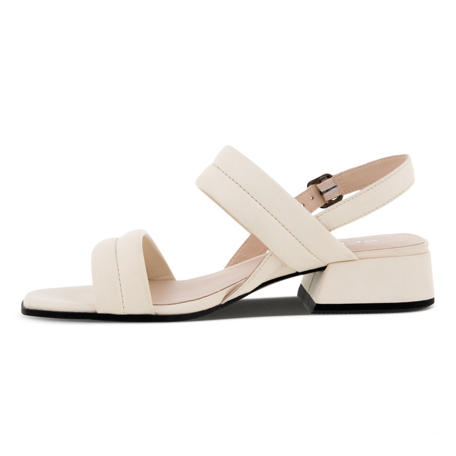 Ecco Norway Elevate Squared Sandal Kvinners Kalkstein