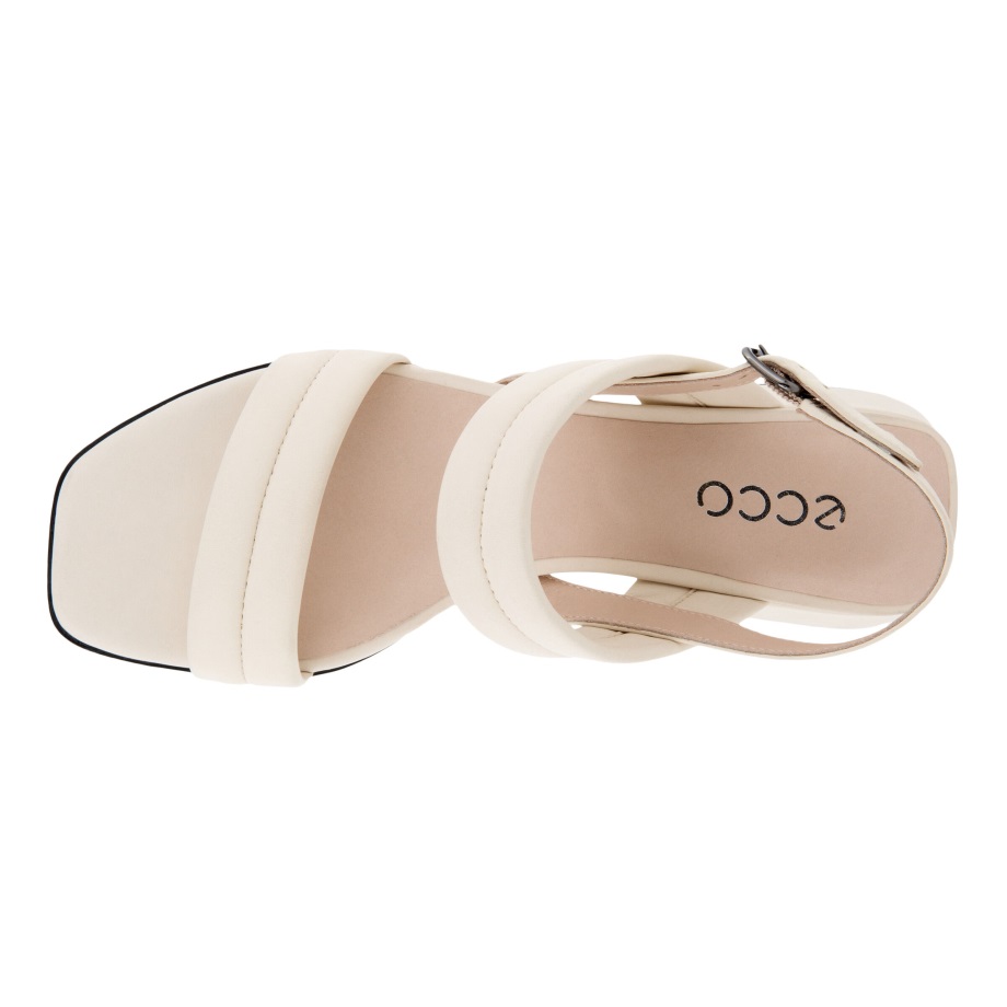 Ecco Norway Elevate Squared Sandal Kvinners Kalkstein