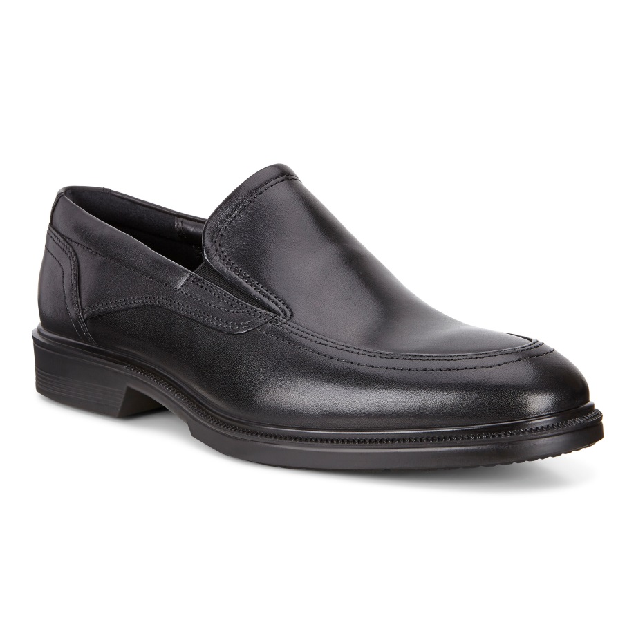 Ecco Norge Lisboa Forkle Slip On Herre Svart