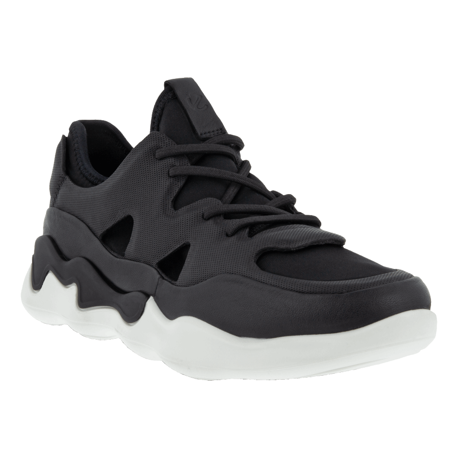 Ecco Norge Elo Sneaker Dame Svart-svart