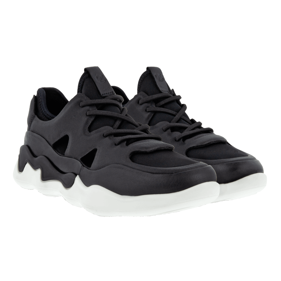 Ecco Norge Elo Sneaker Dame Svart-svart