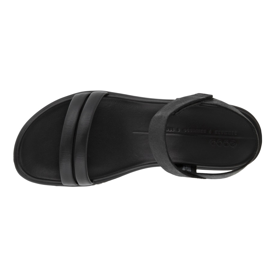 Ecco Norge Flowt Wedge Lx Sandal Dame Svart-svart