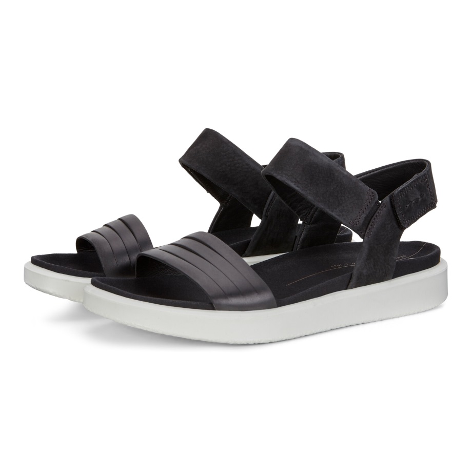 Ecco Norge Dame Flowt Sandal Svart