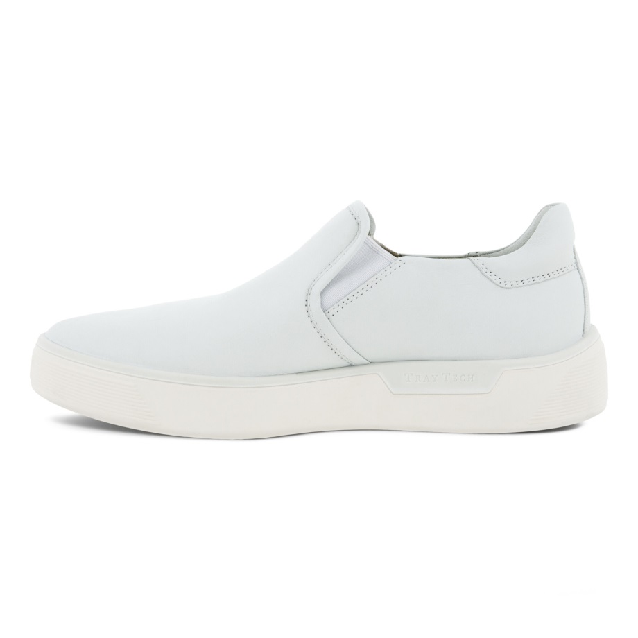 Ecco Norway Street Tray Slip-on Sneaker Dame Hvit