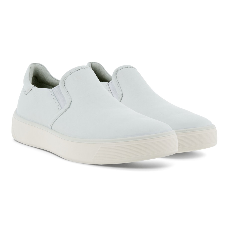 Ecco Norway Street Tray Slip-on Sneaker Dame Hvit