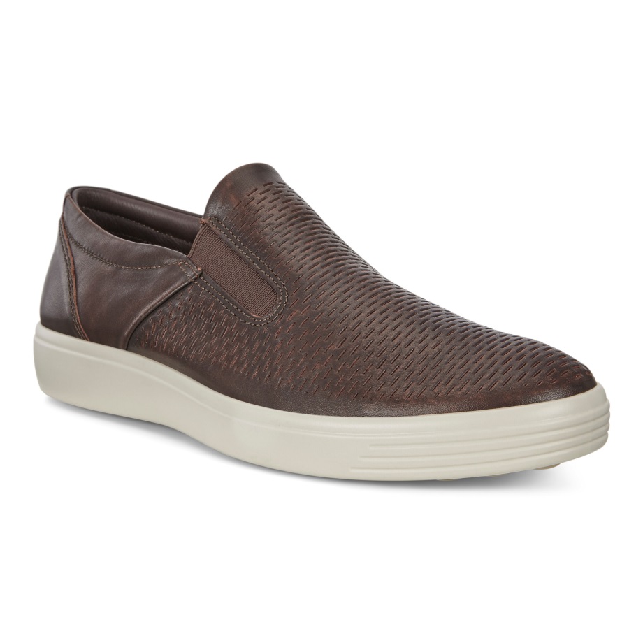 Ecco Norway Soft 7 Slip-ons Herre Konjakk