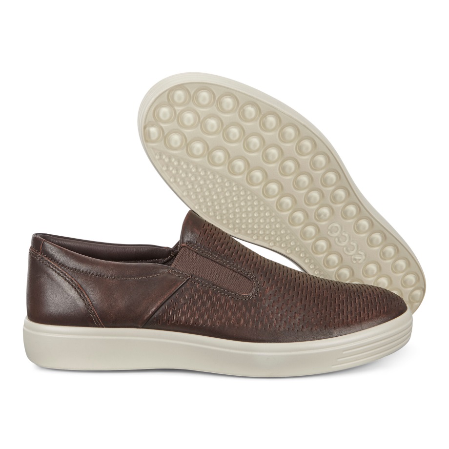 Ecco Norway Soft 7 Slip-ons Herre Konjakk