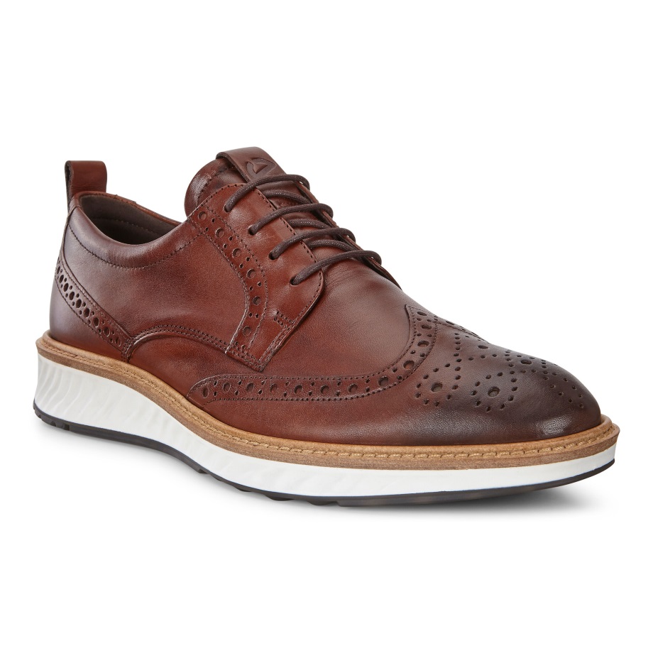 Ecco Norway St.1 Hybrid Wingtip Sko Herre Cognac