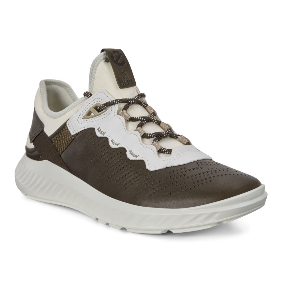 Ecco Norge St.1 Lite Sneakers Herre Dyp Forrest-hvit
