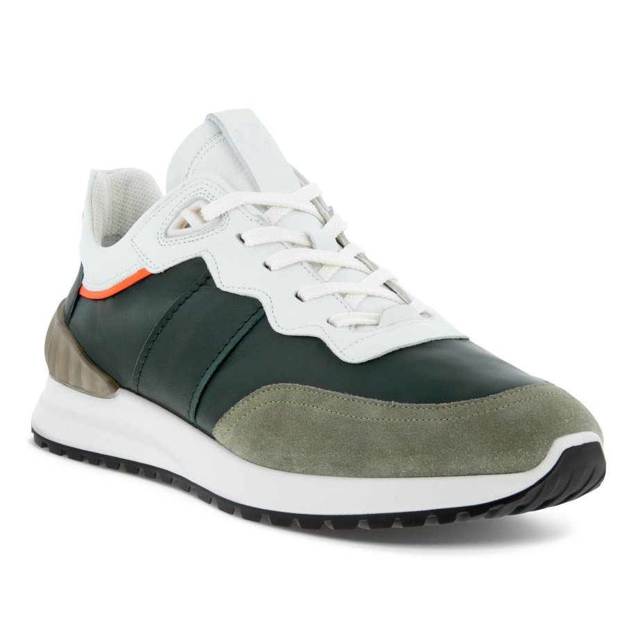 Ecco Norway Astir Sneaker Herre Vetiver-Sea Tangle-Bri. Hvit-calendula