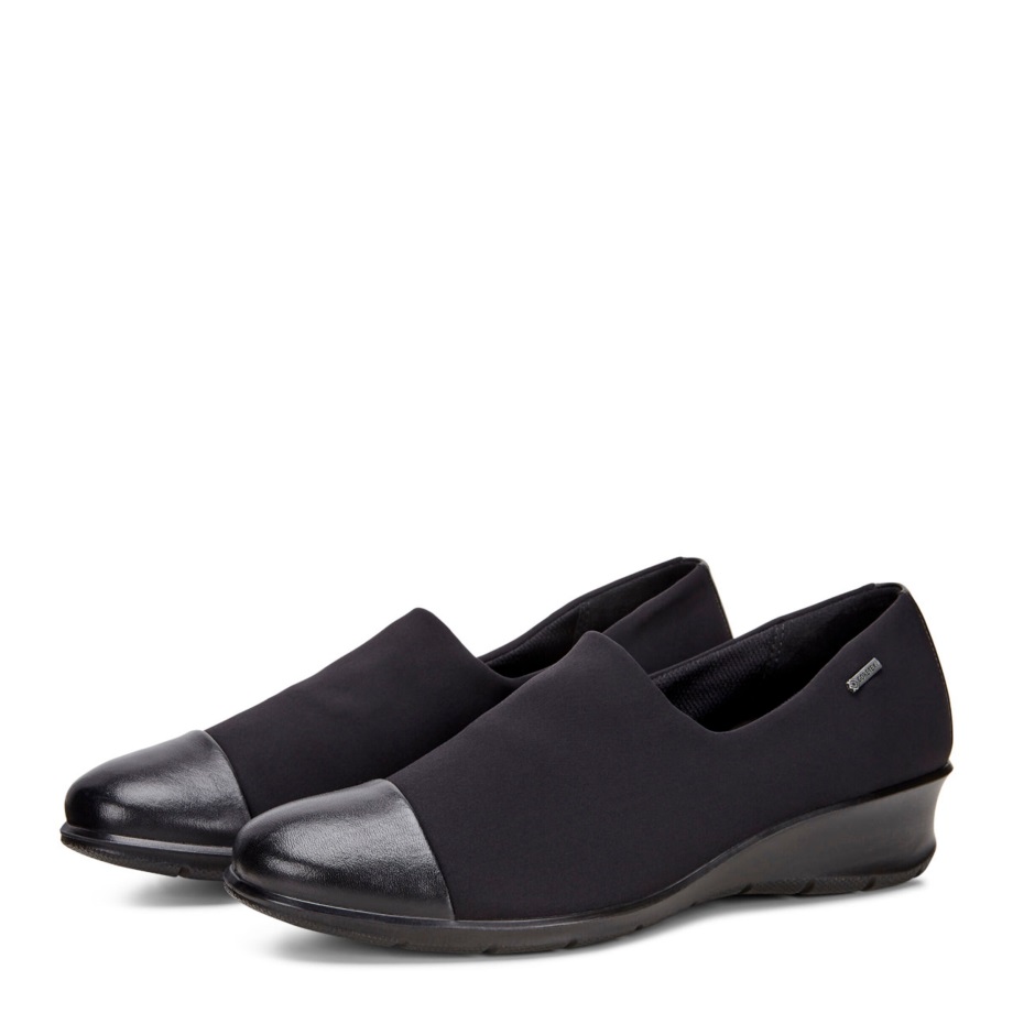 Ecco Norge Felicia Gtx Slip On Dame Svart-svart