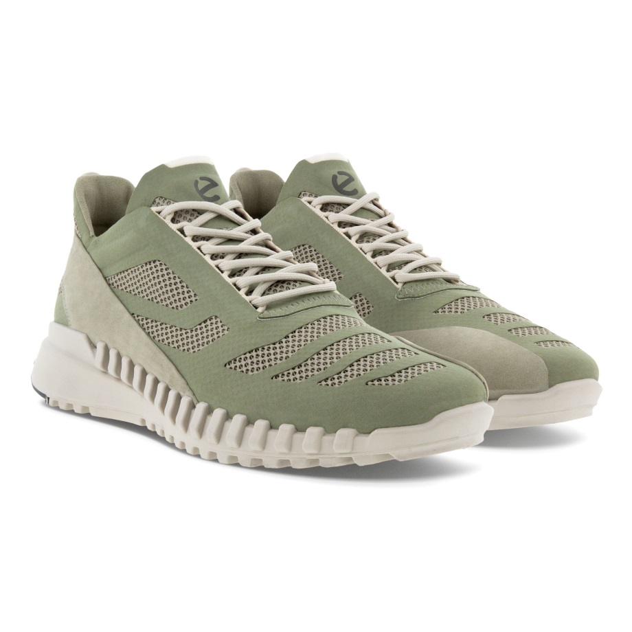 Ecco Norway Zipflex Lav Tekstil Sneaker Herre Vetiver-vetiver