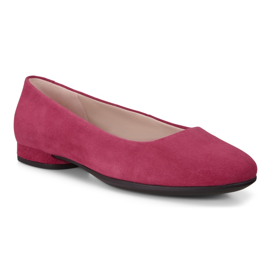 Ecco Norge Anine Ballerina Sangria For Kvinner