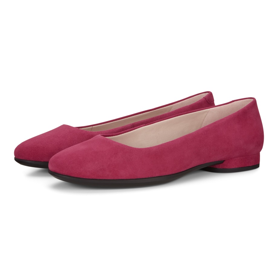Ecco Norge Anine Ballerina Sangria For Kvinner