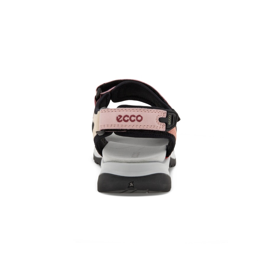 Ecco Norge Offroad Flat Sandal Kvinners Multicolor Chili Rød